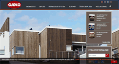 Desktop Screenshot of gjoco.se